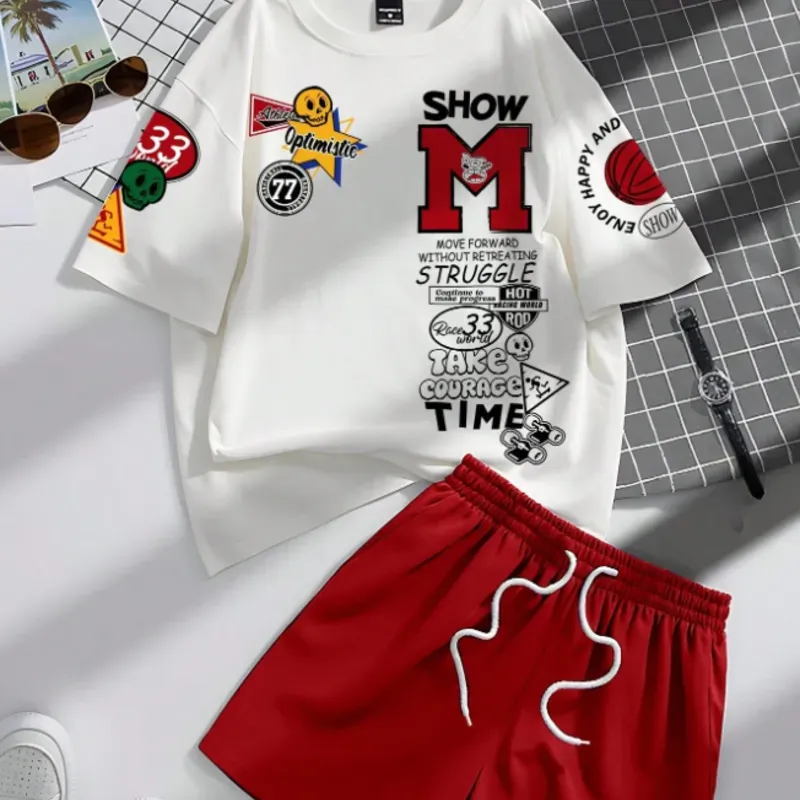 Pullover & Short Red