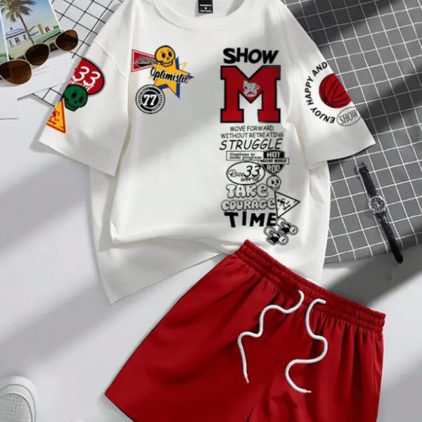Pullover & Short Red
