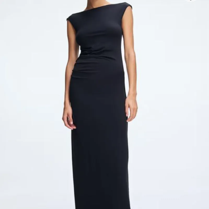 Vestido largo negro