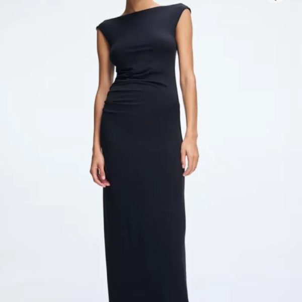 Vestido largo negro