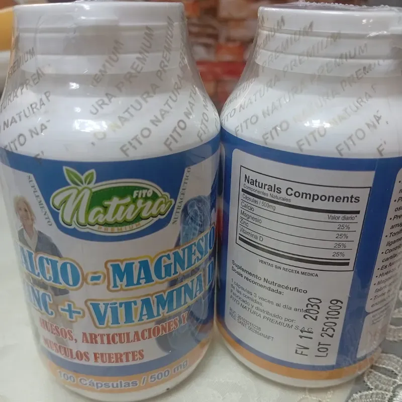  Calcio-Magnesio,Zinc + Vitamina D