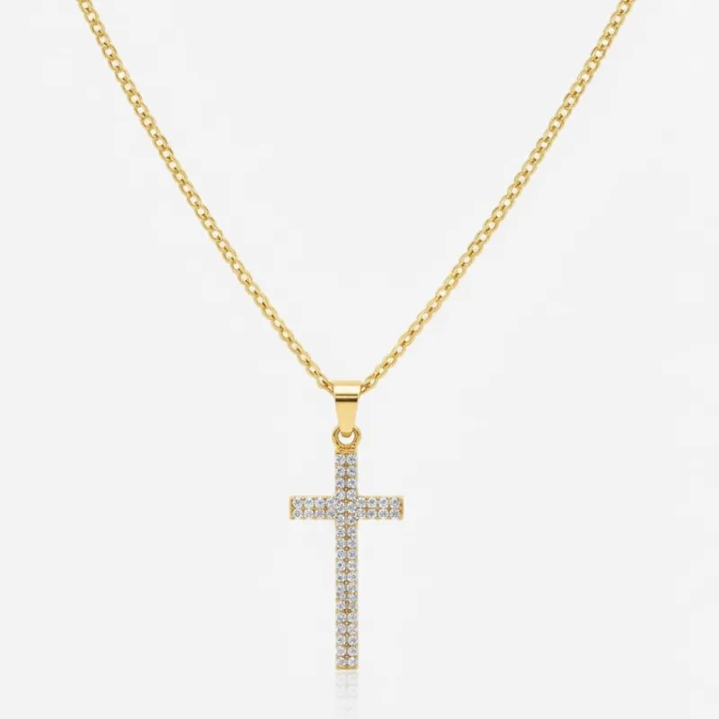 Cadena con dije de crucifijo