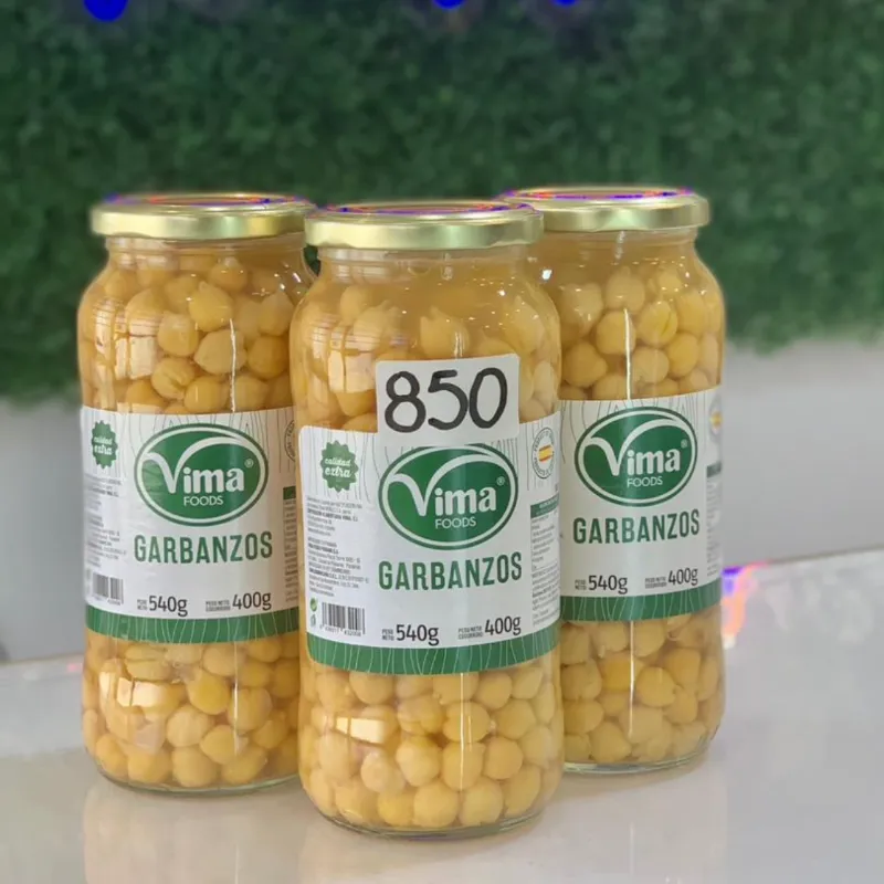 Garbanzos en conserva