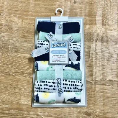 Set de 8 toallas de baño