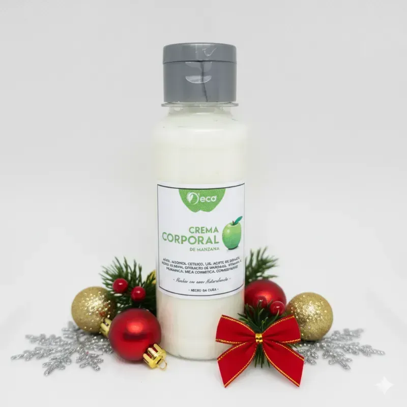 Crema corporal de manzana