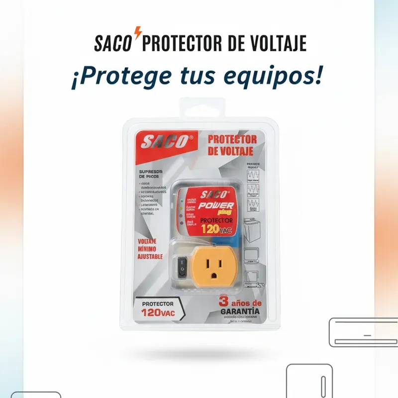 Protector de voltaje 120v (15 usd)