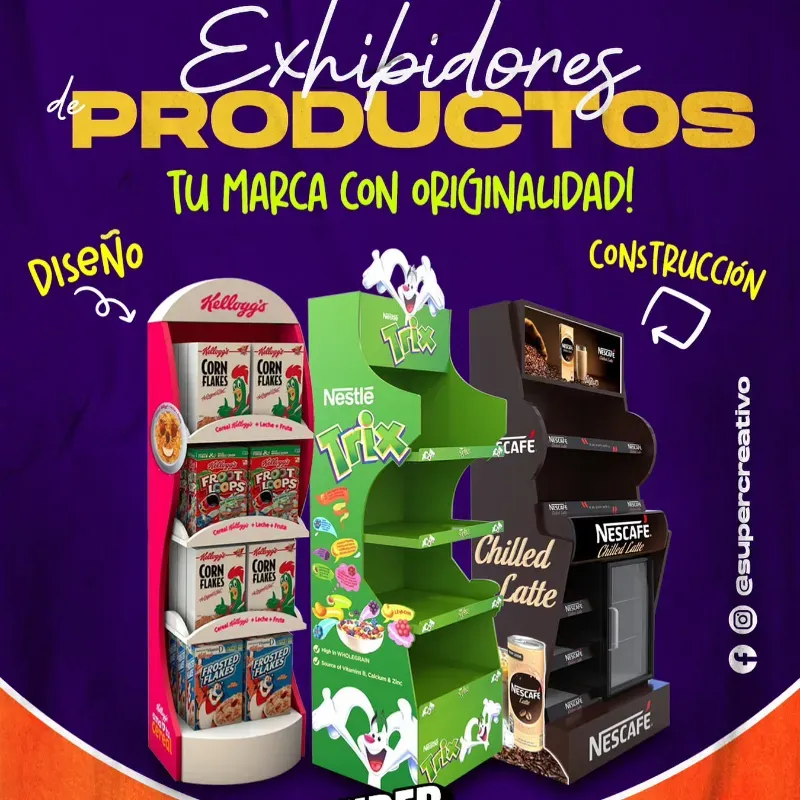 ESTANTES EXHIBIDORES