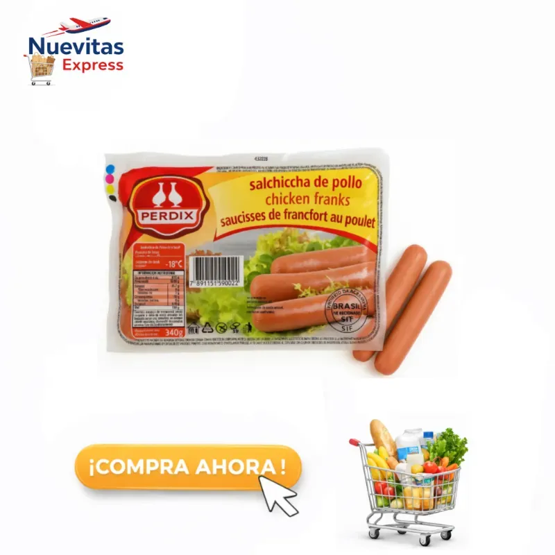 Paquete de Salchicha de Pollo 10 unidades