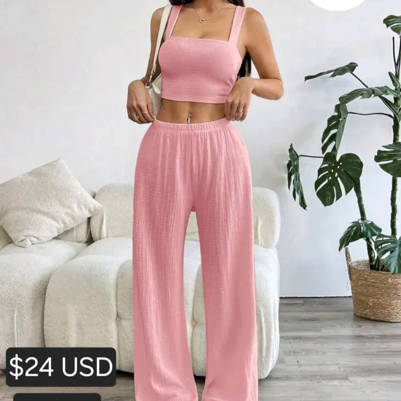 Conjunto de pantalon y blusa