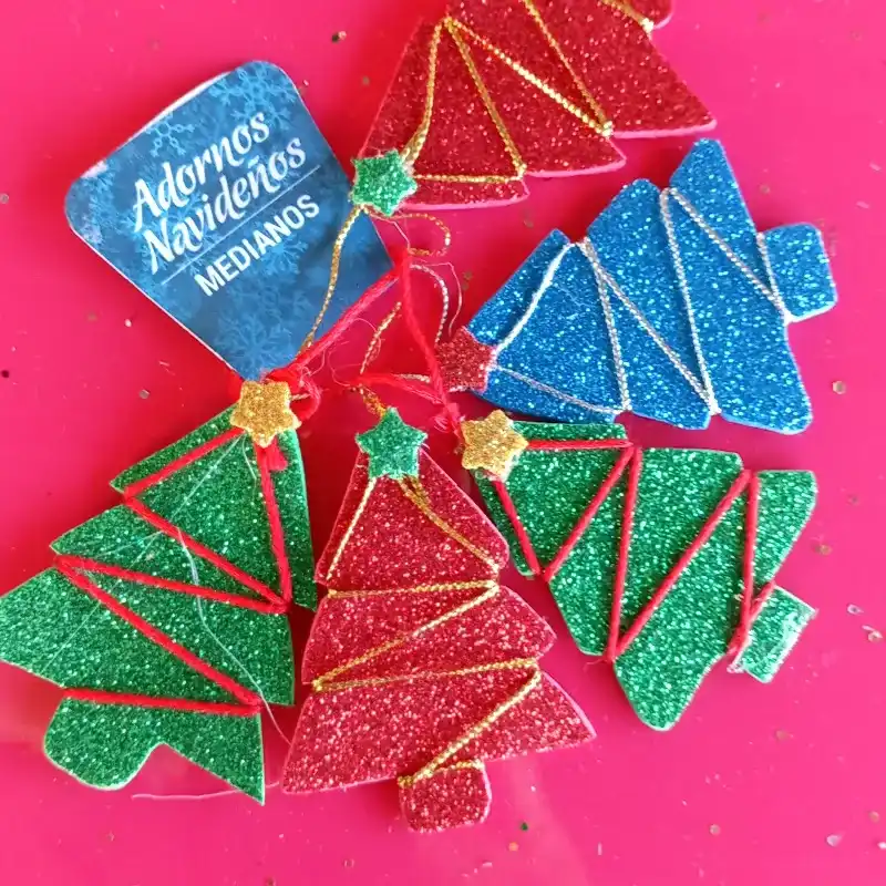 Adornos navideños medianos