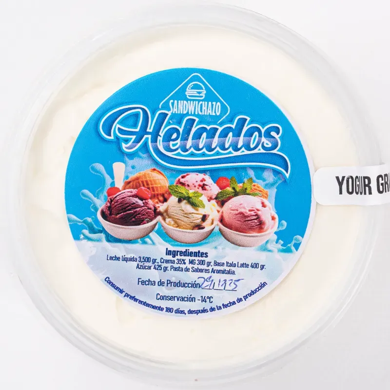 Helado Italiano Yogurt Griego