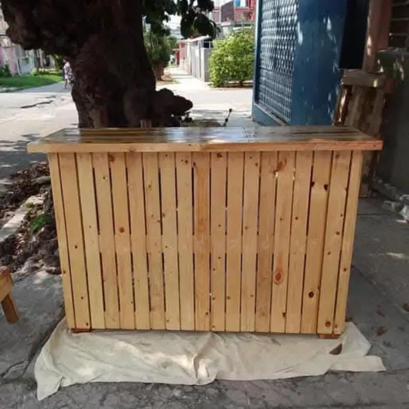 Mostradores de madera estilo rústico