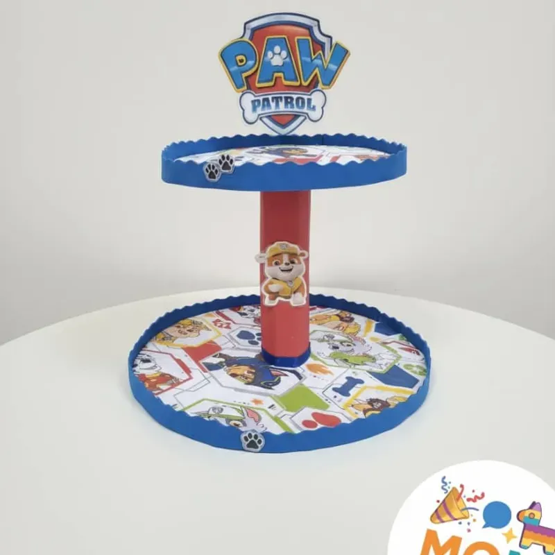 Portadulces de dos pisos Pawl Patrol