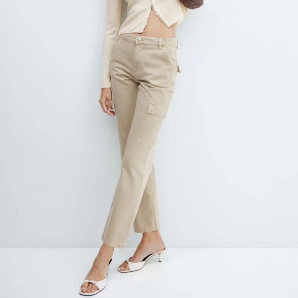 Jeans cargo bolsillos