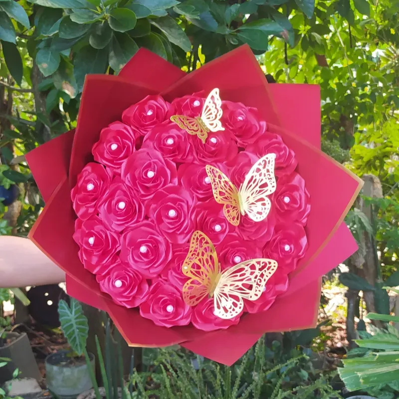 Ramo de 25 rosas eternas