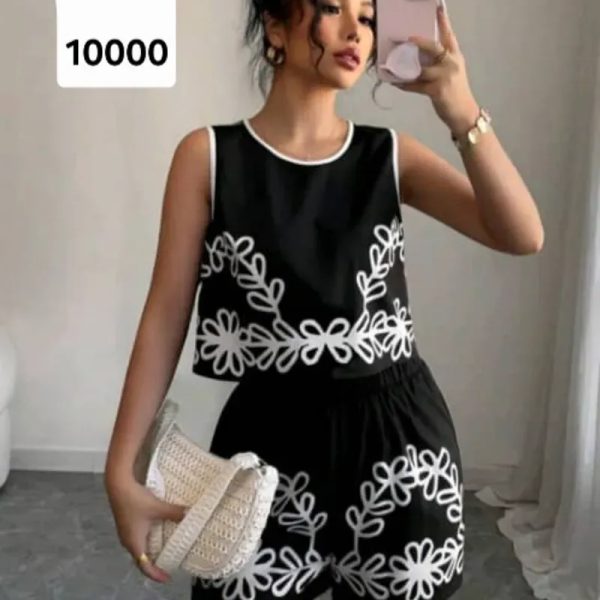 Conjunto de short negro