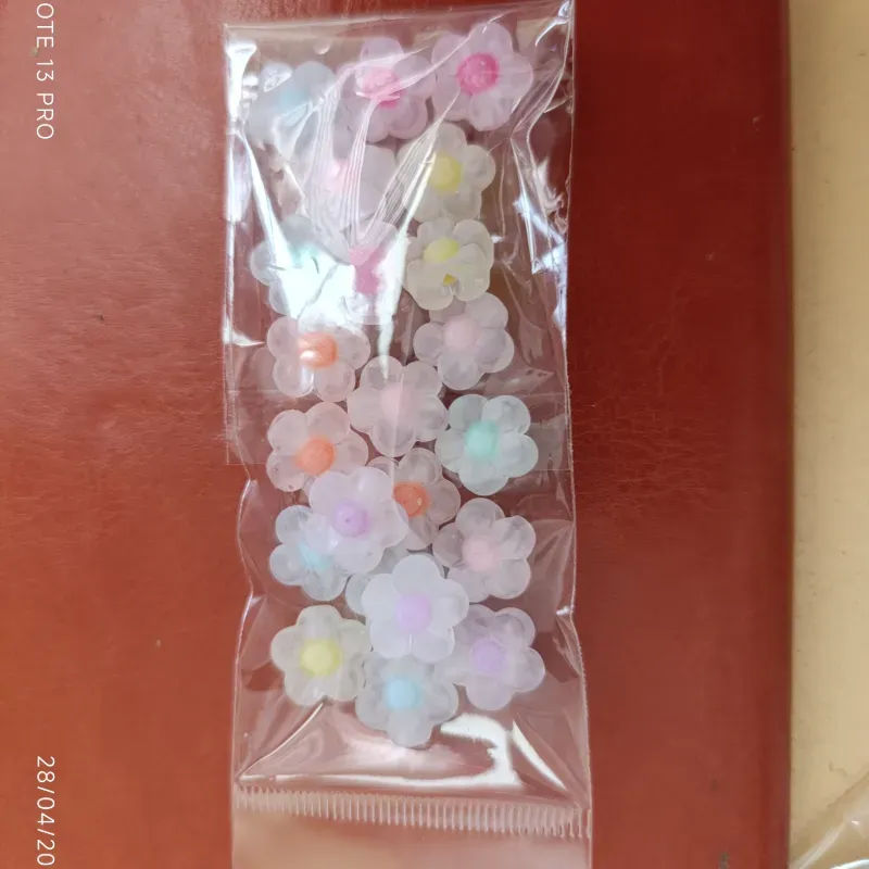 Cuenta en forma de flor