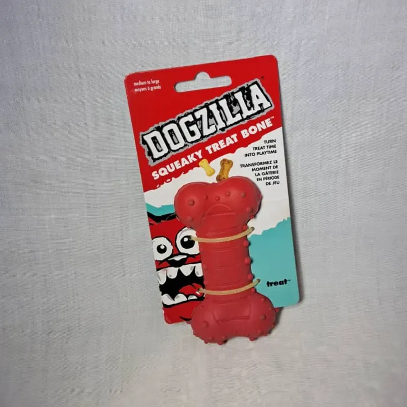 Juguete Squeaky Treat Bone