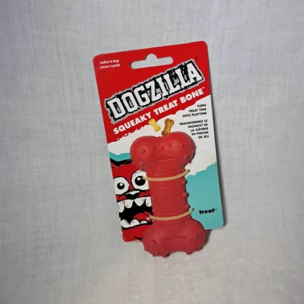 Juguete Squeaky Treat Bone