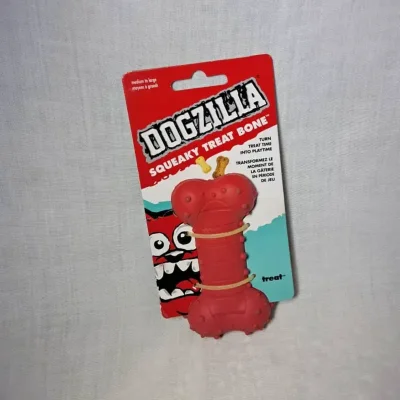 Juguete Squeaky Treat Bone