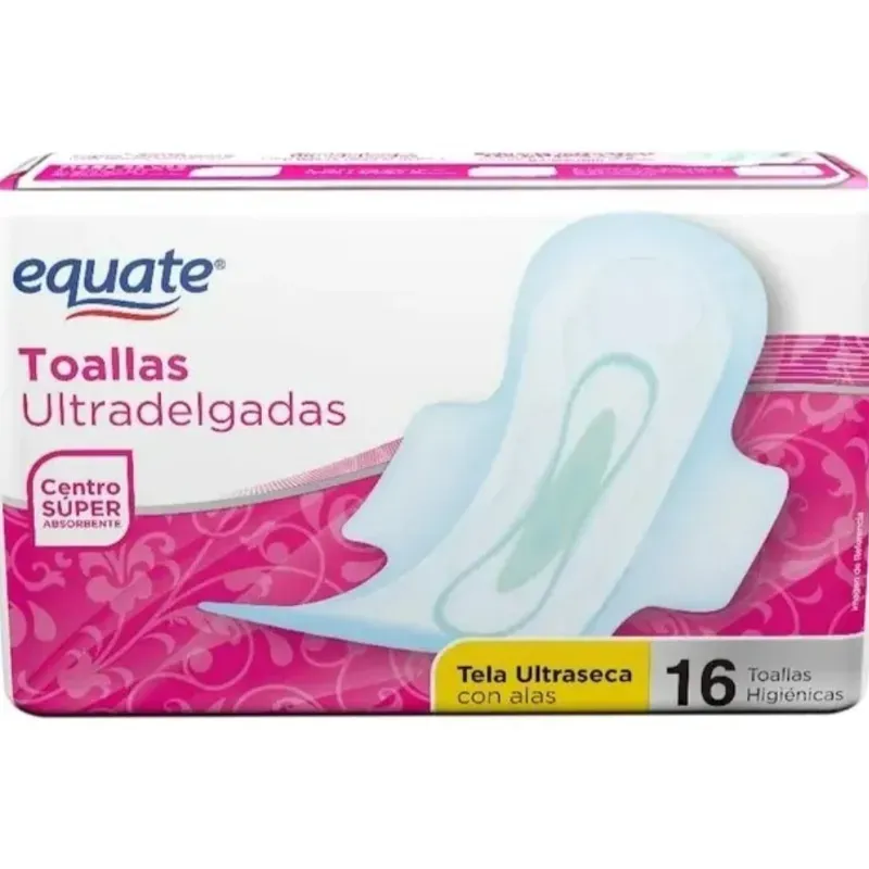 Toallas Femeninas Equate con alas