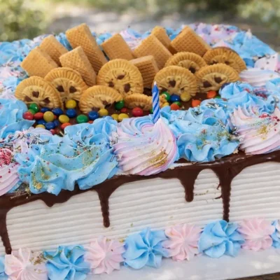 Pastel con Confiruras