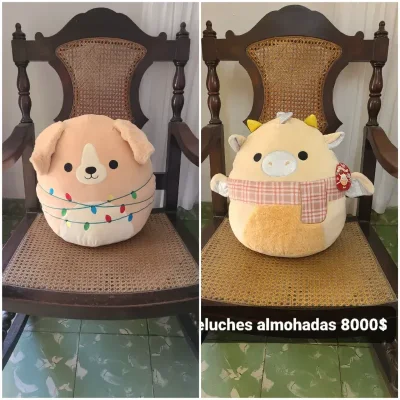 Peluches almohadas