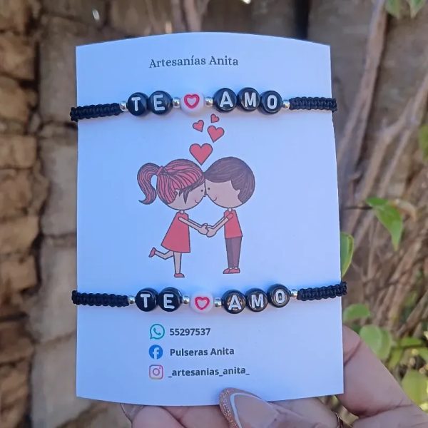 Conjunto de pulseras en pareja ❤️