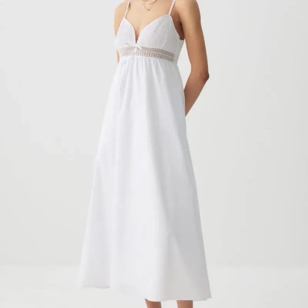 Vestido blanco largo