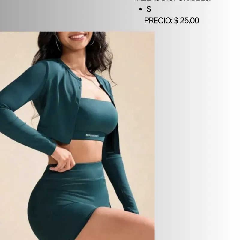 Conjunto deportivo de tres piezas