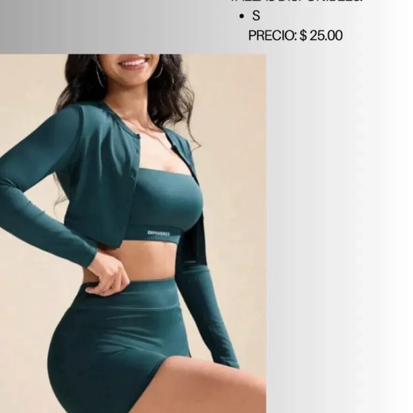 Conjunto deportivo de tres piezas
