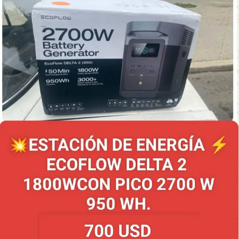 Estacion de energia ECOFLOW Delta 2 700 USD