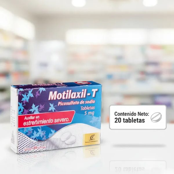 Picosulfato de sodio 5 mg(20t)
