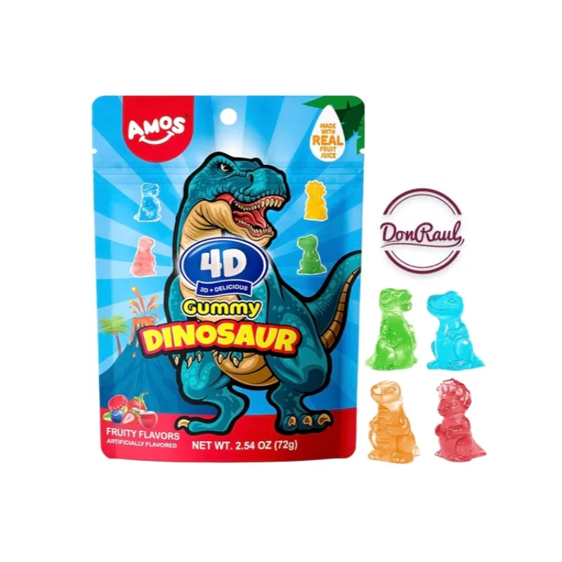 Amos Gummy Dinosaur 100g