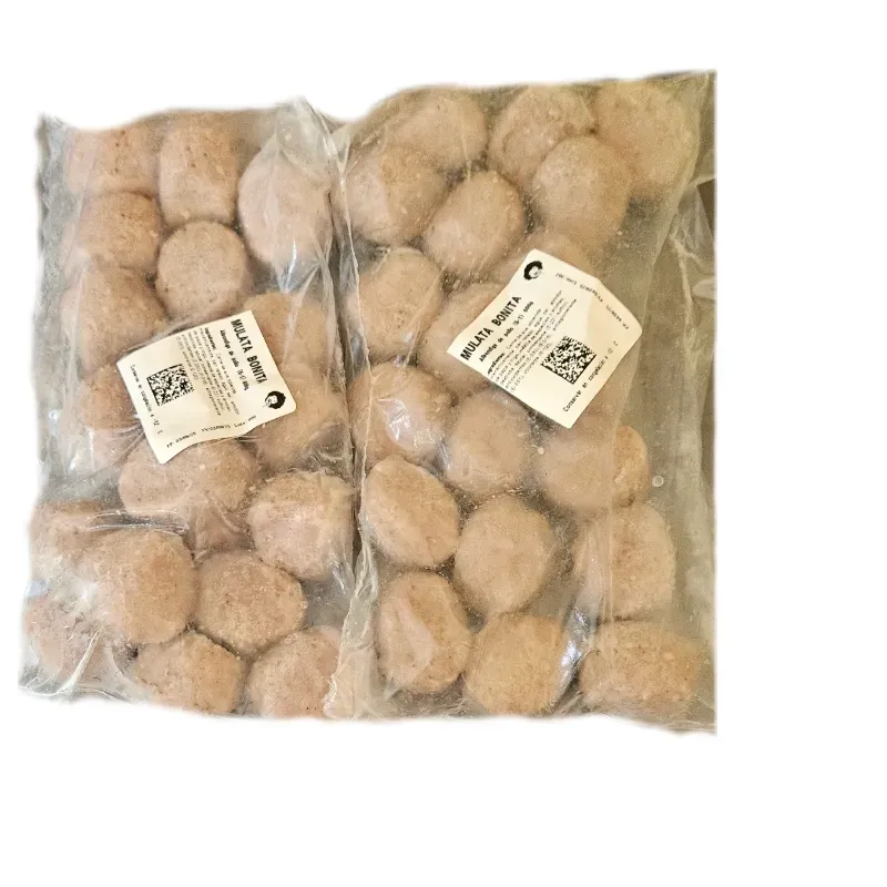 Paquete de Albóndigas de Pollo 500g  marca Mulata Bonita  (contenido 18 a 20 Albóndigas)