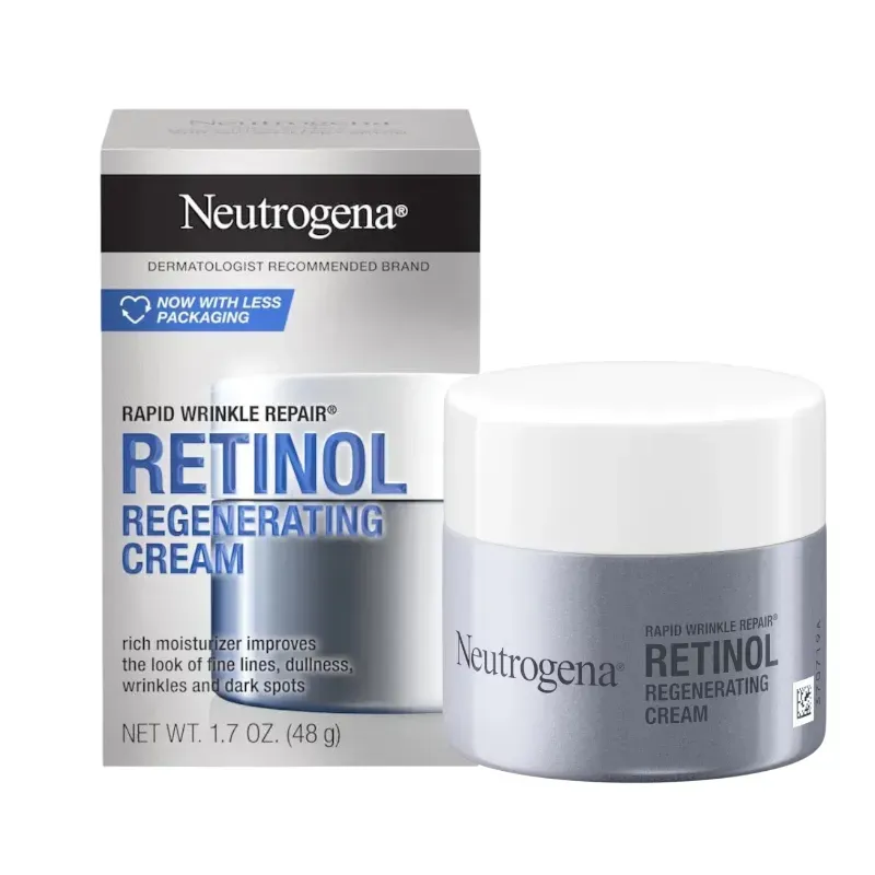 Crema facial antiarrugas regeneradora Rapid Wrinkle Repair ® con retinol y ácido hialurónico, 50 ml