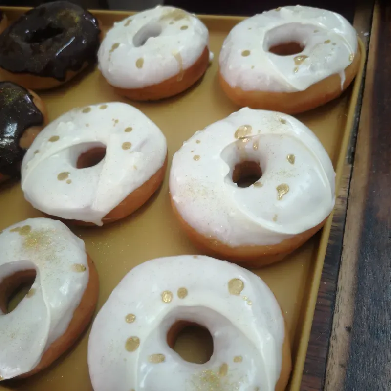 12 Donas Chocolate blanco