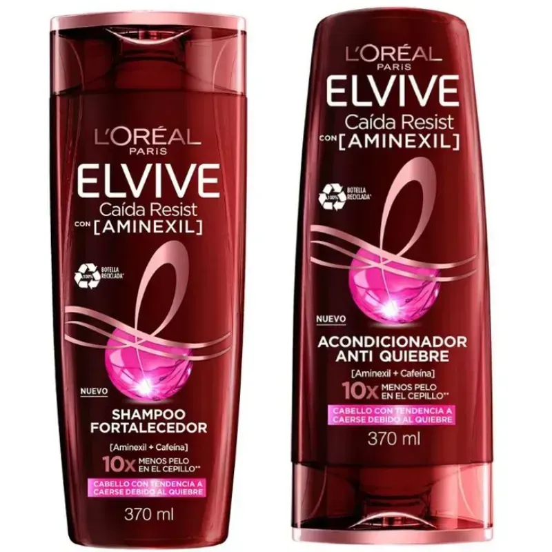 JUEGO SHAMPOO LOREAL CAIDA RESIST 370ML