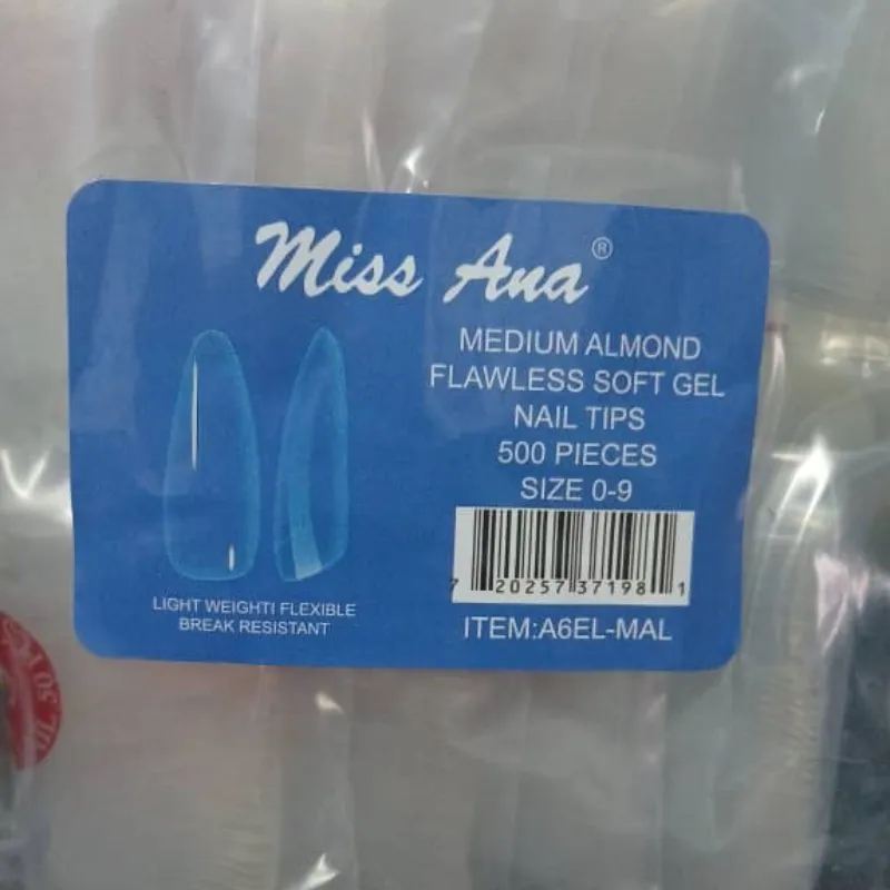 Medium almond soft gel 500 u