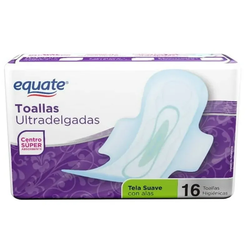 Toallas Femeninas Equate con alas