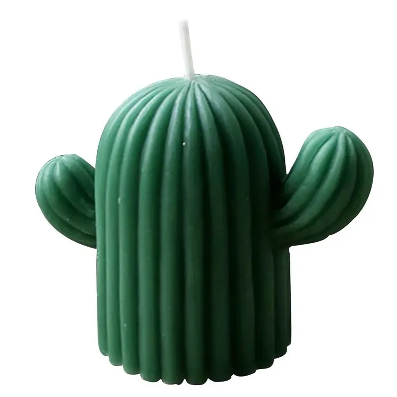 Vela Aromática en Forma de Cactus
