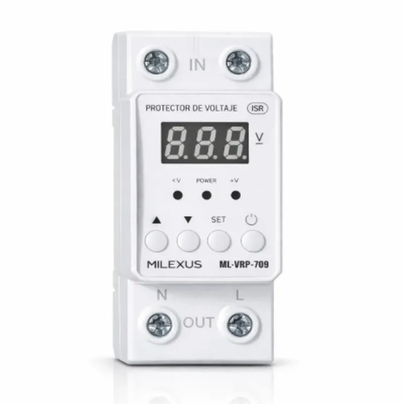 PROTECTOR DE VOLTAJE DIGITAL MILEXUS 220V 5A-AUTOMÁTICO