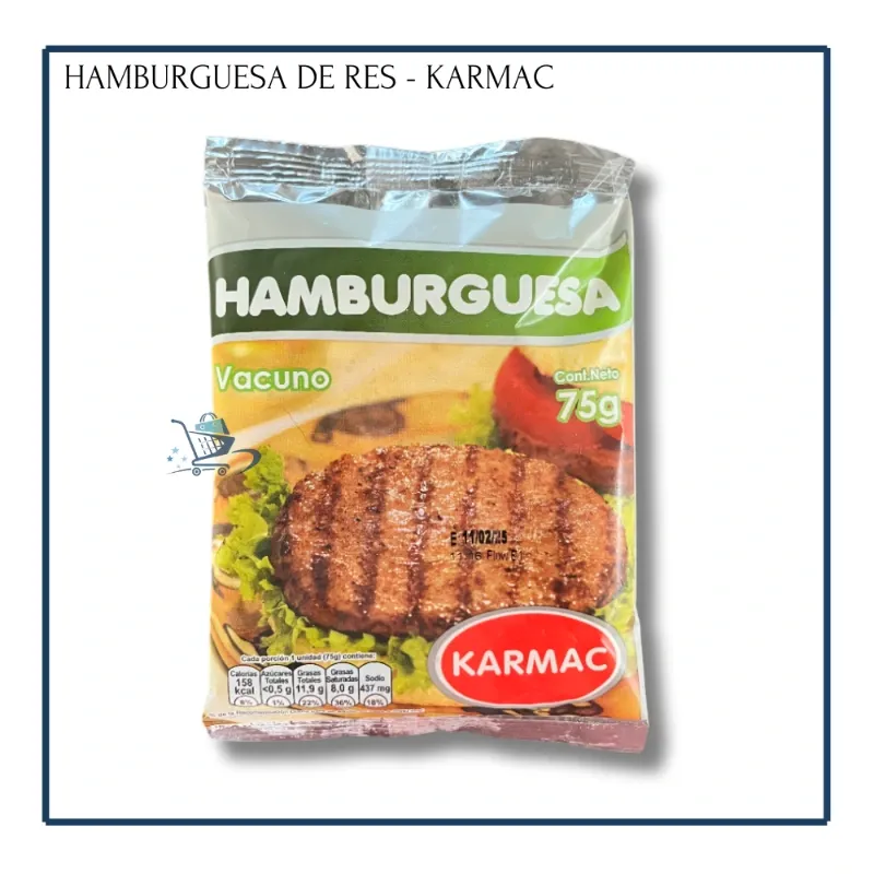 Hamburguesa de Res - Karmac (90g)