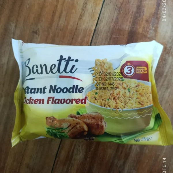 Sopa instantánea de pollo