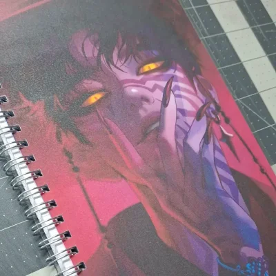 Libreta engargolada chica 90 hojas Portada Plasticada