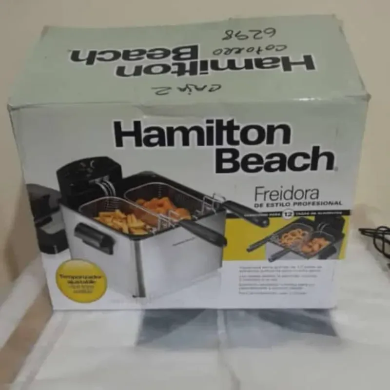 Freidora de 5 litros de Estilo Profesional. Marca: Hamilton Beach