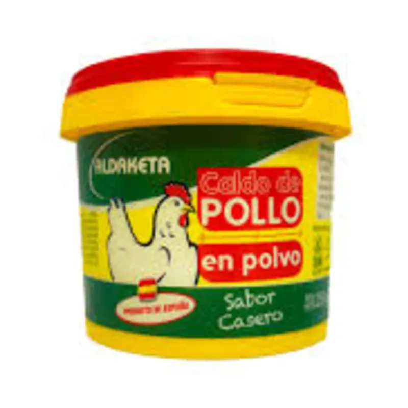 1201023 - CALDO DE POLLO EN POLVO BOTE 250 G ALDAKETA (CAJA DE 12 UNIDADES) - U/M: U