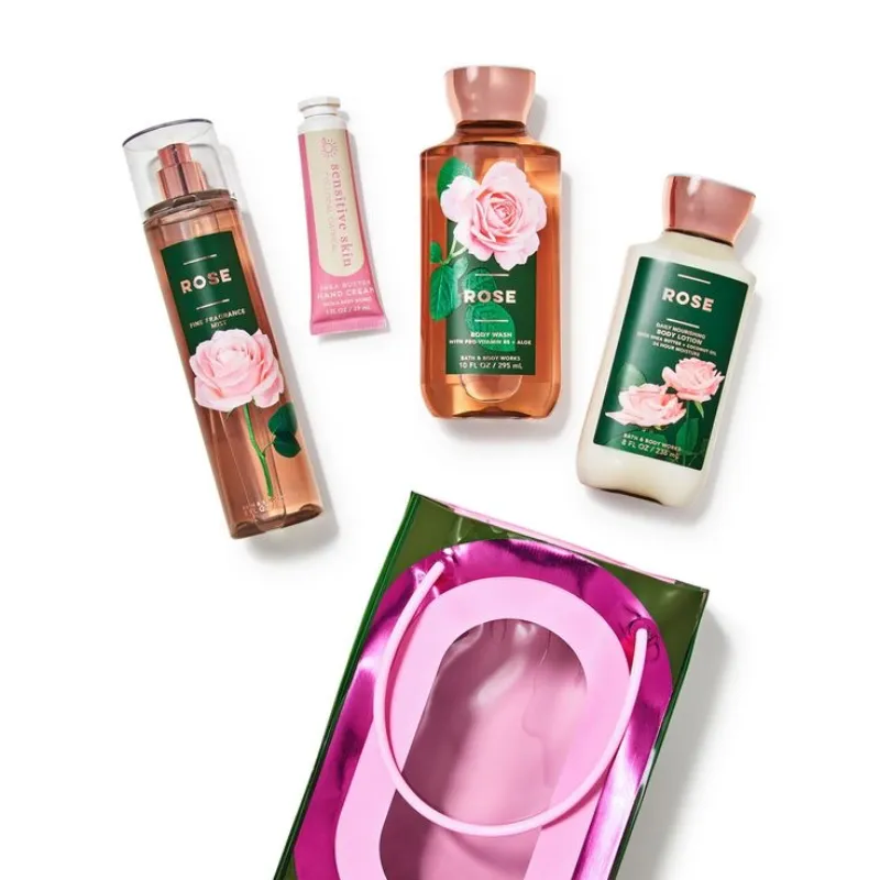 Set bath & bodys de Rose