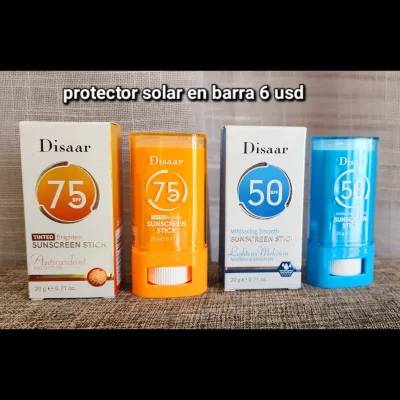 Protector solar en barra