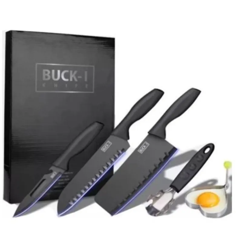 Juego de cuchillo (CJ5312) Negro